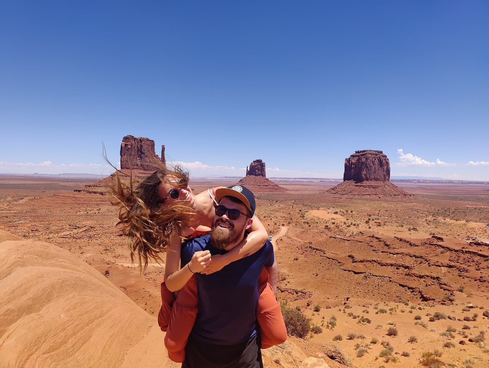 Ruben en Robin in Monument Valley